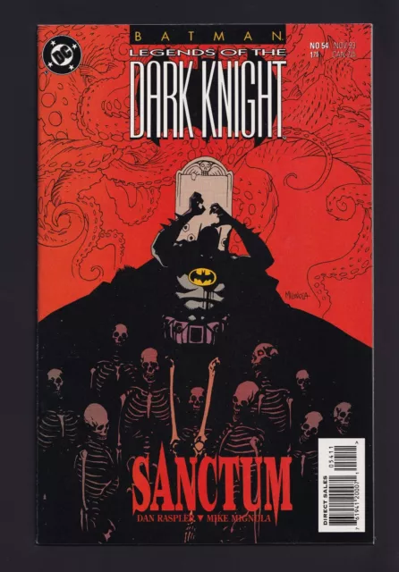 Batman Legends of The Dark Knight #54 Sanctum Mike Mignola interior Art DC 1993