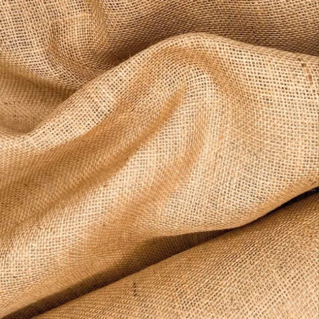 Jute Stoff Sackleinen Rupfen Naturbeige 150cm Breit ab 50cm