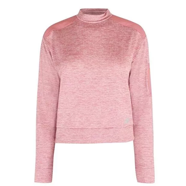 Womens New Balance Running pink heat long sleeve top size 12 medium BNWT