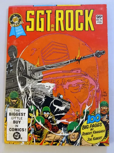 Dc Special Blue Ribbon Digest #18, Sgt. Rock, Fn-Vf, Bronze Age, 1982