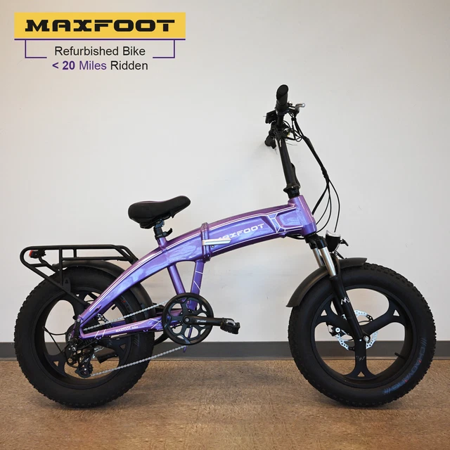 REFURBISHED FOLDING ELECTRIC Bicycle 20'' 48V 14AH 500W Foldable