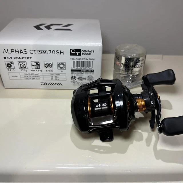 DAIWA - 19 ALPHAS CT SV 70SH 【LEFT HANDLE】 Daiwa 19 Alphas CT SV 70SH right Cond/C | eBay