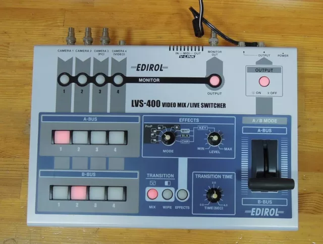 ROLAND EDIROL LVS-400 Video Mixer Live Switcher ~ Working $199.00 