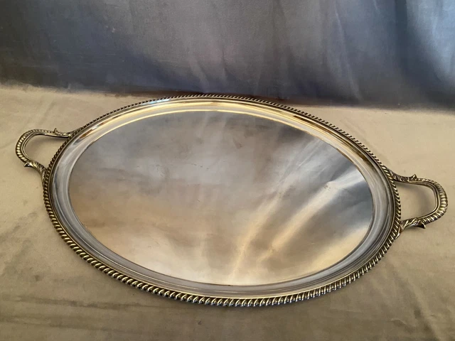 Location plateau de service 45 cm avec anses inox - ABC Location Toulouse