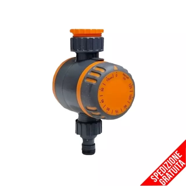 Programmatore Elettronico Timer Manuale Irrigazione Con Raccordo Giardino Orto