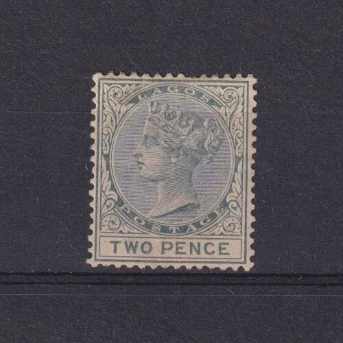 LAGOS 1884, SG# 23, CV £100, Wmk Crown CA, Queen Victoria, MH