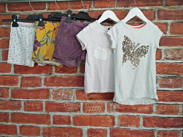 Girls Bundle Aged 4-5 Years Jasper Conran Next Etc Shorts T-Shirt Set Kids 110Cm