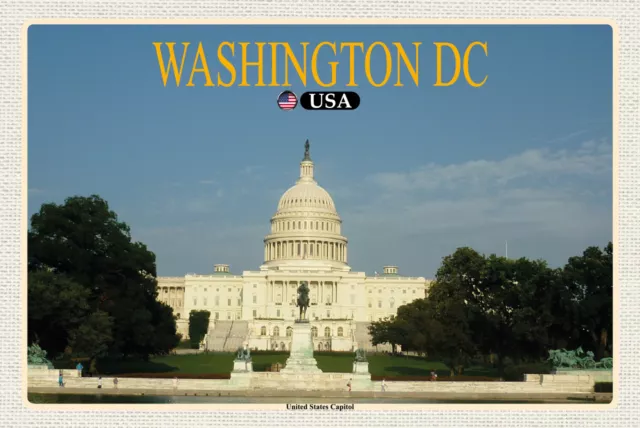 Ontrada Blechschild 20x30cm Washington DC USA United States Capitol  Schild
