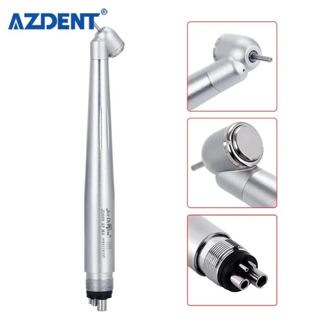 Dental 45 Degree Surgical High Speed Handpiece Push Button 4Hole
