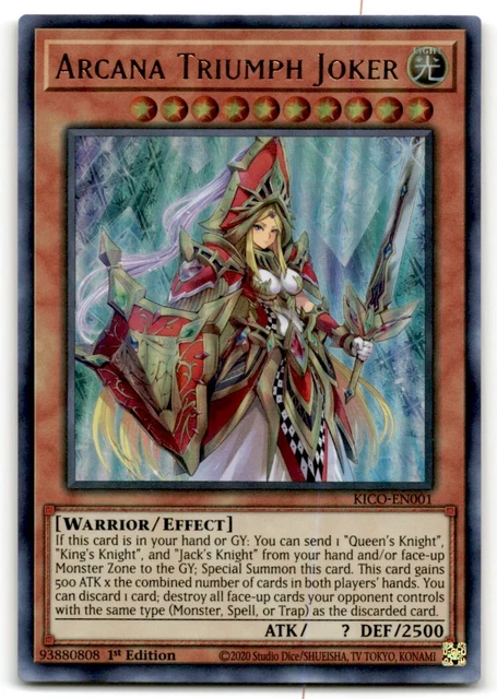 1996 King's Court Arcana Triumph Joker Ultra Rare #KICO-EN001 1st Edition