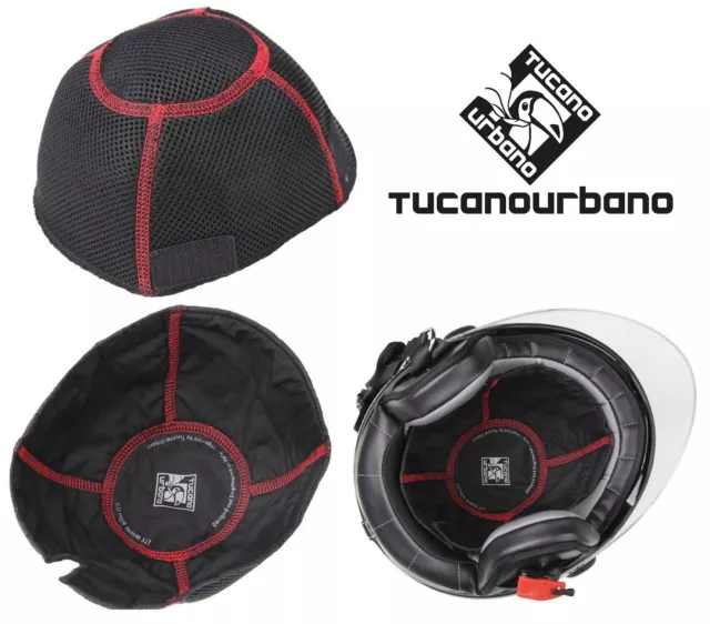 Lot de 2 Sous-casque Tucano Urbano PAPAM  NOIR  327-N