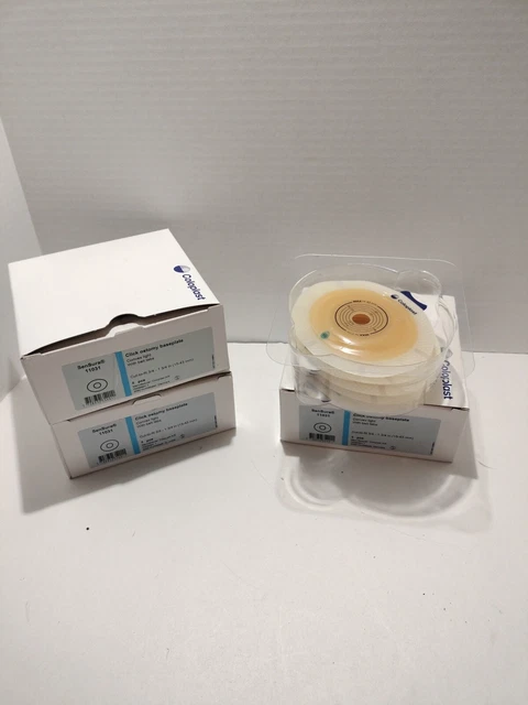 Lote de 2 piezas de luz convexa cortada a ajuste COLOPLAST 1 BX/5 EA 11031 SenSura Click\3