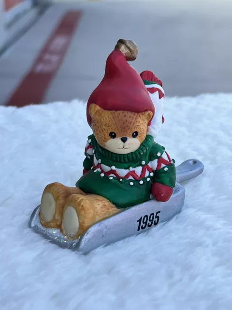 christmas enesco lucy rigg lucy and me bears sled