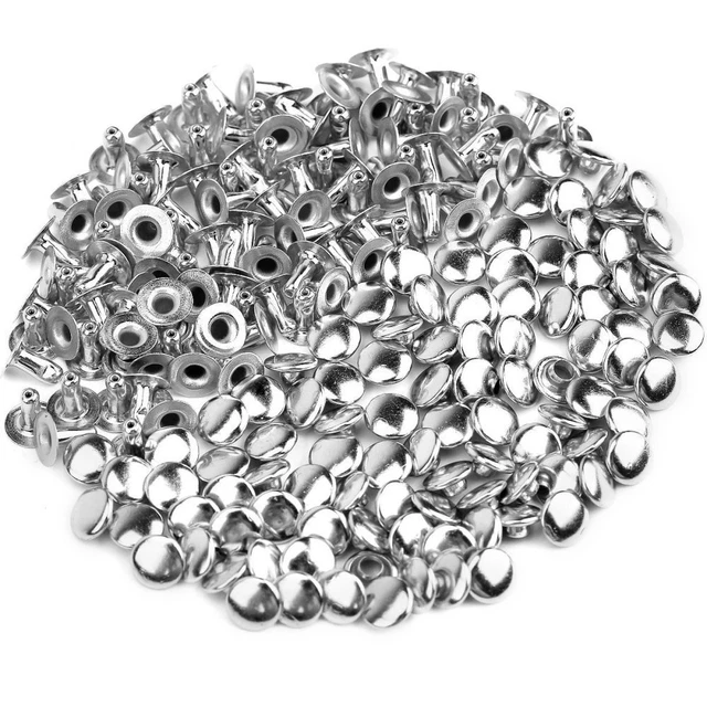100pcs Metal Rivets Mushroom Shaped Metal Shoes Studs