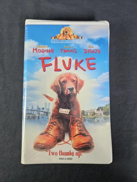 Modine Clam Shell FLUKE VHS 1996 Clamshell Family Entertainment Video Tape Matthew Modine ...