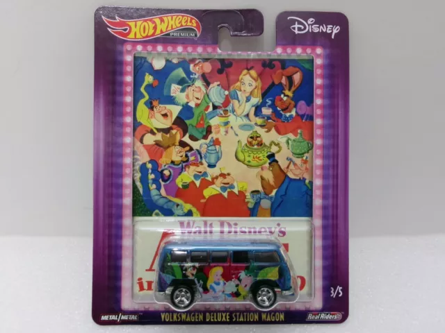 Hot Wheels Disney Volkswagen Deluxe Station Wagon "Alice in Wonderland" 3/5