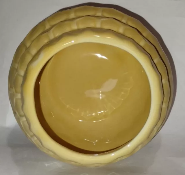 Ceramic Honey Pot & Dipper 4" X 5.25"  Honeycomb - Boston International - New 3