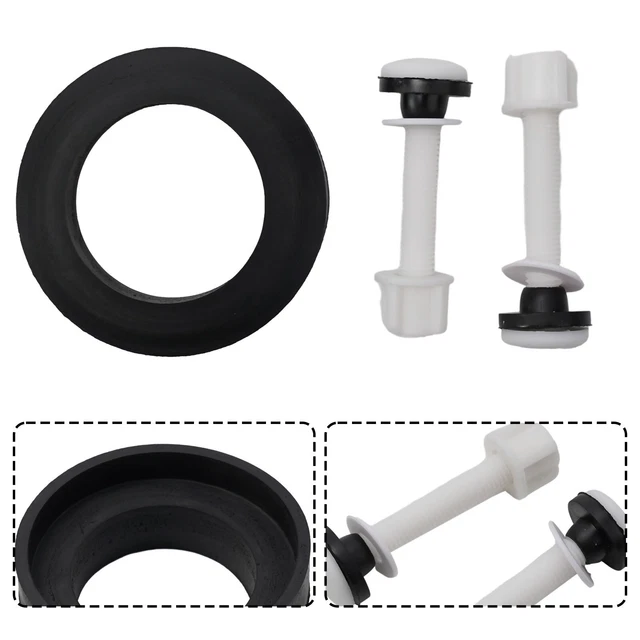 TOILETHINGE CLOSE COUPLINGBOLTS & Nuts Toilet Cistern Seal Pan Rubber