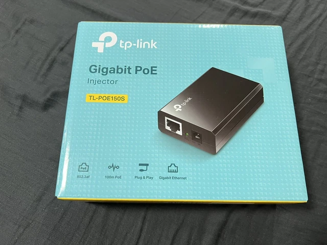 TP-LINK TL-POE150S GIGABIT Poe Injector Adapter - Black £5.00 - PicClick UK