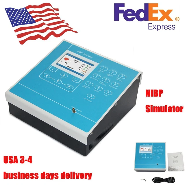 Simulator, SpO2, NIBP, ECG& Patient Simulation,Device Accuracy Tester,US SHIP