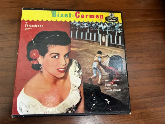 Bizet Carmen L'Arlesienne  L'Orchestre De La Suisse Romande Reel To Reel Tape