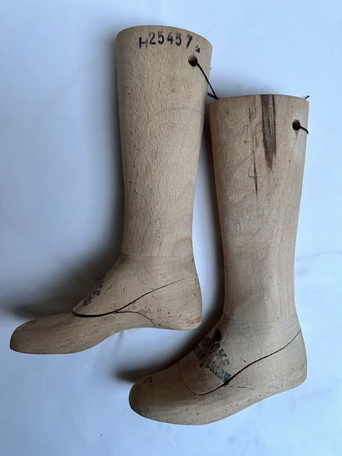 Beinleisten Schuhleisten aus Holz, teilbar, Schuhgröße 25 MINKE Kindergröße NEU