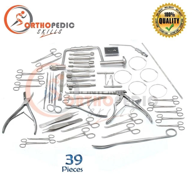 Kit Complet D'instruments Chirurgicaux Orthopédiques DHS - Modèle 456.36 - Neuf Sous Blister - Marque SAS International