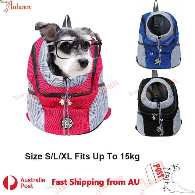 Clearance!Pet Back Carrier Bag Puppy Cat Dog Backpack Safety Portable Breathable