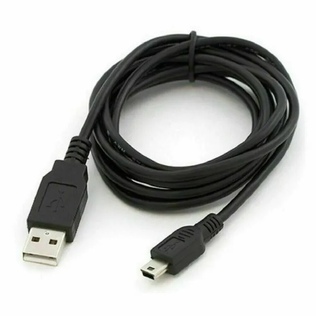5M TomTom Rider Urban USB Data Transfer Charger Cable Lead Black