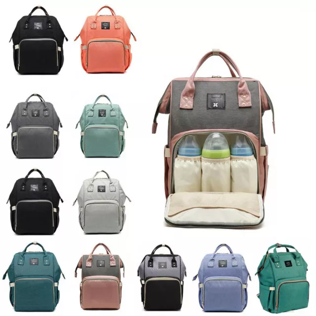 LAND Baby Diaper Bag Mummy Maternity Nappy Backpack Large Nursing Storage Bag