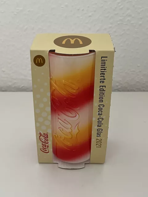 McDonalds 50 Jahre Limitierte Edition 2021 CocaCola Glas Neu & OVP