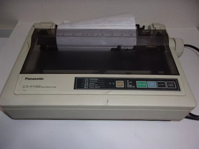Panasonic KX- P1150 9-pin Impact dot matrix printer-AS IS 