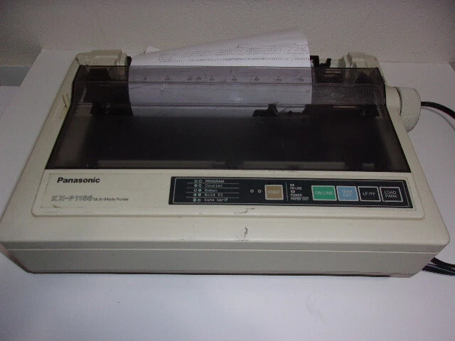 Panasonic KX- P1150 9-pin Impact dot matrix printer-AS IS Panasonic KX- P1150 9-pin Impact dot matrix printer-AS IS