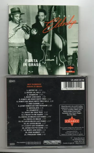 Roy Eldridge - Fiesta In Brass  (CD 1995)    Jazz