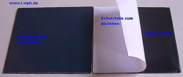 Trimm-Blei Walzblei Bleifolie selbstklebend 11,0 x 11,0 cm x 0,5 mm Gewichtung
