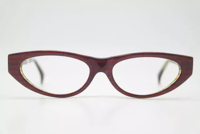 Vintage Lunettes Alain Mikli 2183 Bariolé Ovale Monture Lunettes