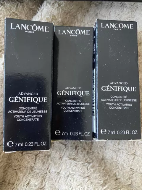 3 x 7 ml Lancome Advanced Genifique Youth Activating Concentrate NEU