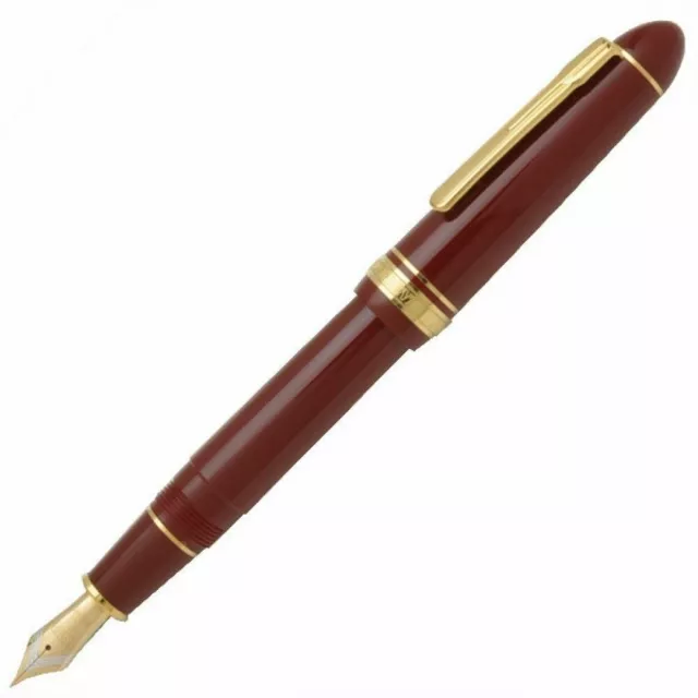 Platinum PRESIDENT Fountain Pen Wine Red Coarse Nib PTB-20000P#10-5