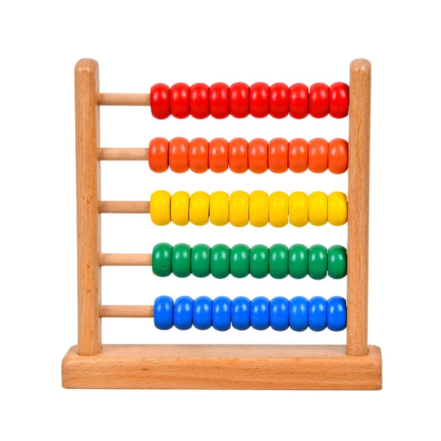 Abaco Educativo Contare I Giocattoli Supporto Abaco Mini Giocattoli Puzzle