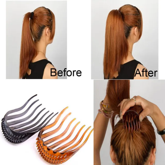 1X Fashion Hair Styling Clip Comb Stick Bun Maker Braid Tool Hair Accessories