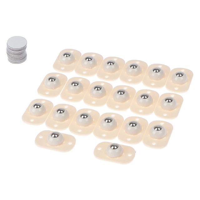 20 pz cassonetto rotante ruote autoadesive rotante cassetto portaoggetti rotante 360° PullH7