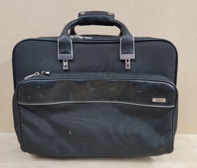 Tumi 2 Wheel Carry-on Computer Briefcase Wheel away Alpha Series 43104IRN