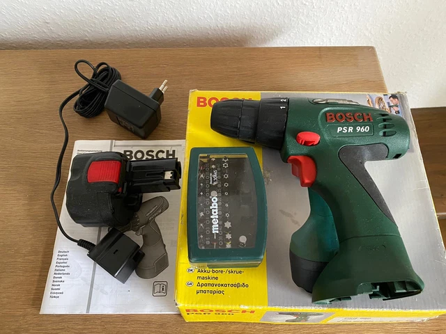 Bosch Akku Bohrschrauber Psr 960 Mit 2 Akkus