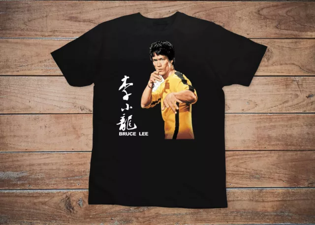 Bruce Lee, black T-shirt