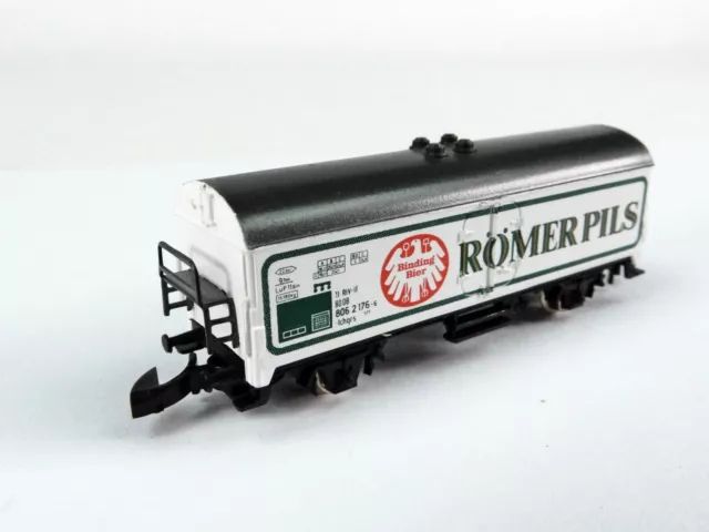 Märklin 8600.1987.25 Spur Z mini-club Werbewagen Bierwagen Binding Römer Pils 2