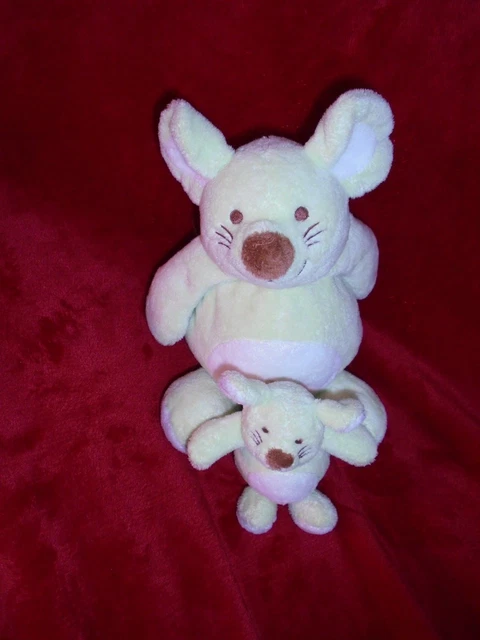 Peluche Doudou Souris Vert Carrefour 30 cm TY021919 chez vous des demain
