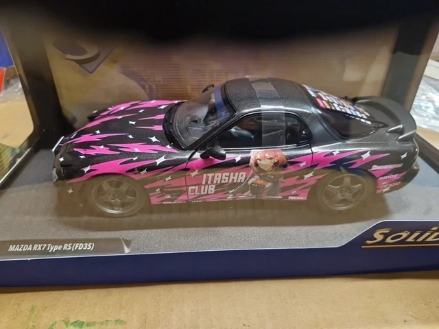 1/18 mazda rx7 fd3rs solido works itasha club pink 1999