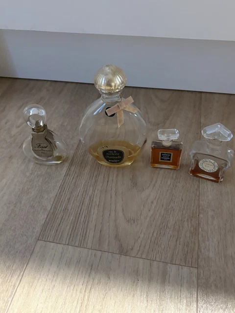 Flacon Vaporisateur Ancien En Cristal Baccarat Pour Guerlain Avec Son étui En Cuir