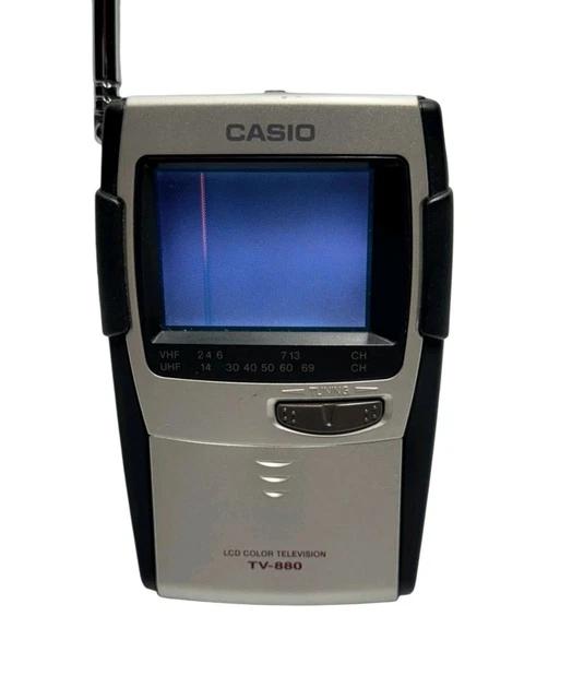 Casio TV 470J Minitélévision portable UHF Vintage sans cable