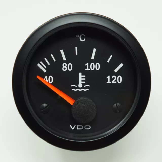 VDO Cockpit Vision Kühlwasseranzeige Wasserthermometer 120 Grad Instrument 52mm